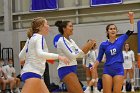 VB vs WSU  Wheaton Women's Volleyball vs Worcester State University. - Photo by Keith Nordstrom : Wheaton, Volleyball